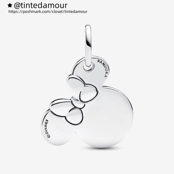 Pandora Disney Minnie Mouse Engravable Dangle Charm - Picture 3 of 7